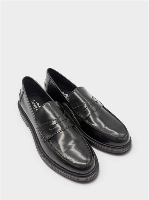 Mocassino in pelle nera FUNNY DUCK | VR60006401PELLEBLACK